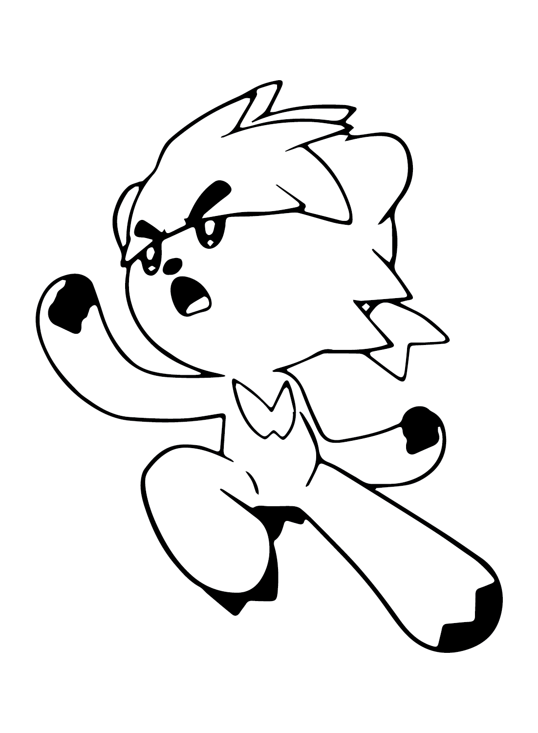 Character Kubfu Coloring Page Free Printable Coloring Pages