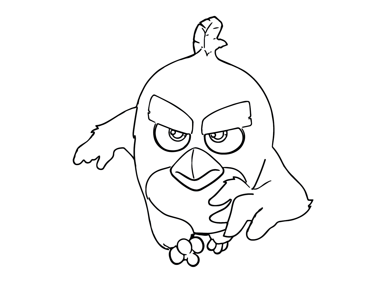 Personaje Rojo (Angry Bird) de Rojo (Angry Bird)