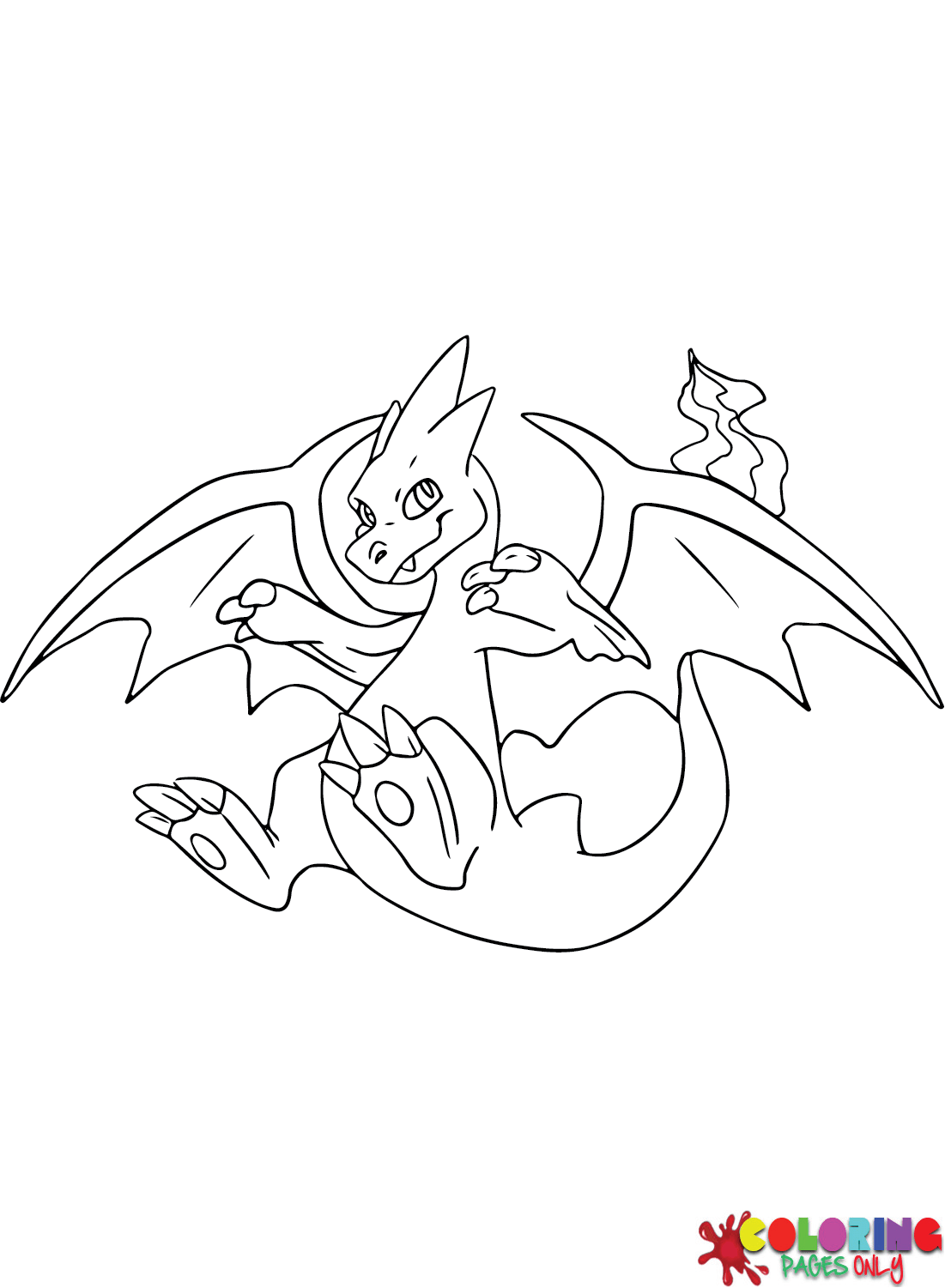 Charizard Character Coloring Pages