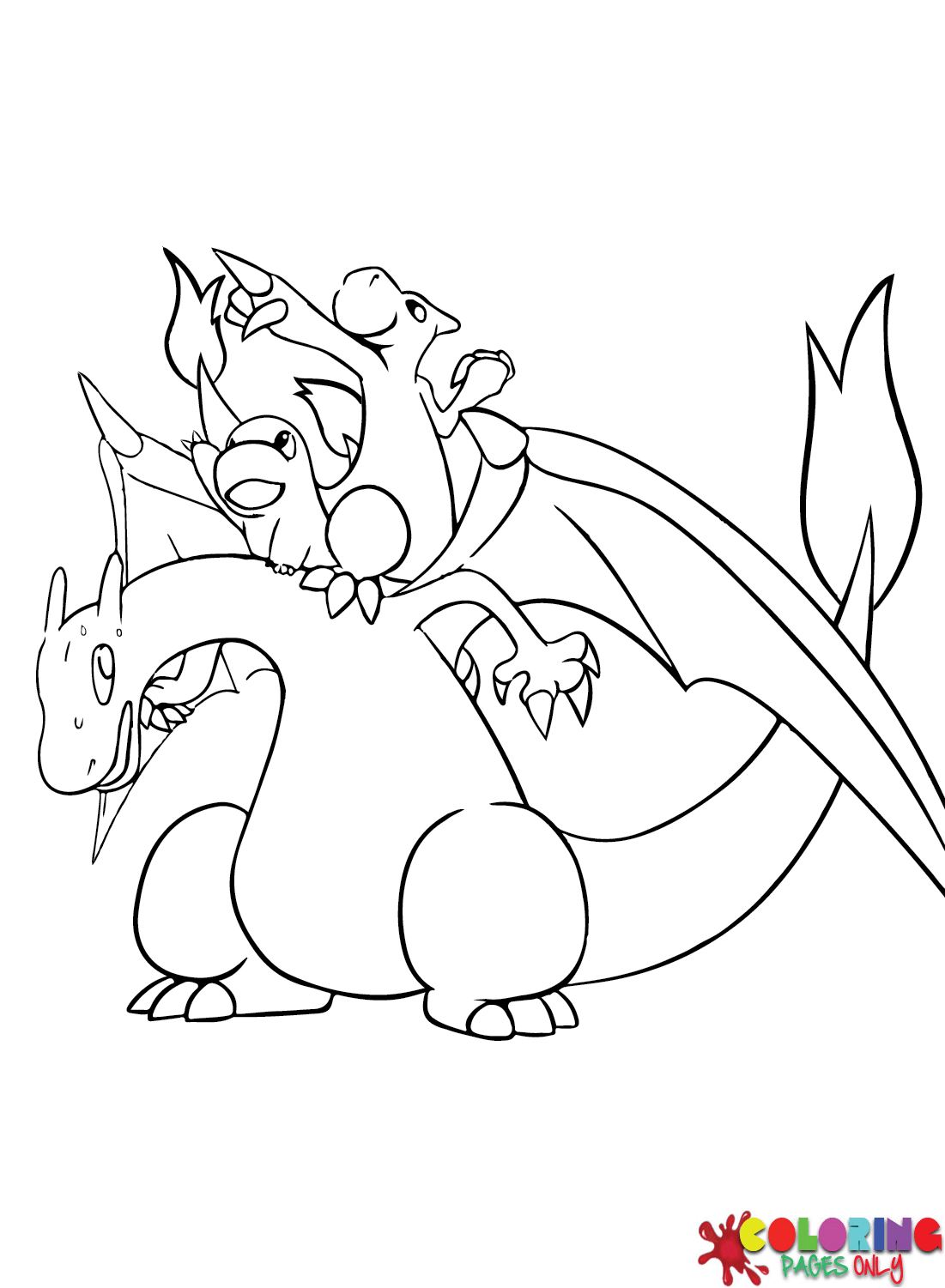 Charizard Pictures Coloring Pages