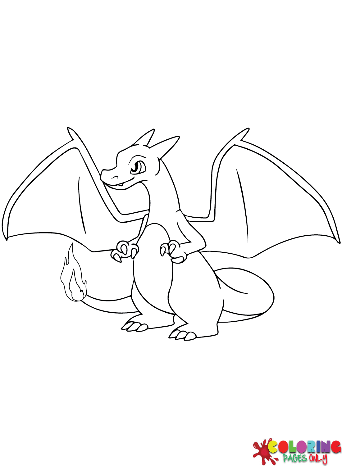 Charizard to Color Coloring Pages