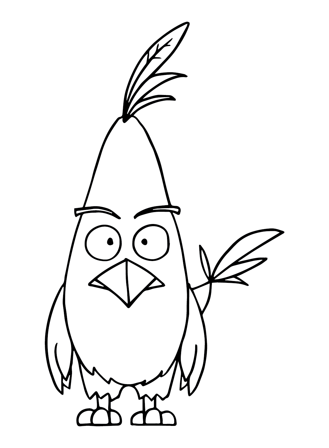 Chuck (Angry Bird) Disegno da Chuck (Angry Bird)