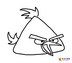 Chuck (Angry Bird) Coloring Pages