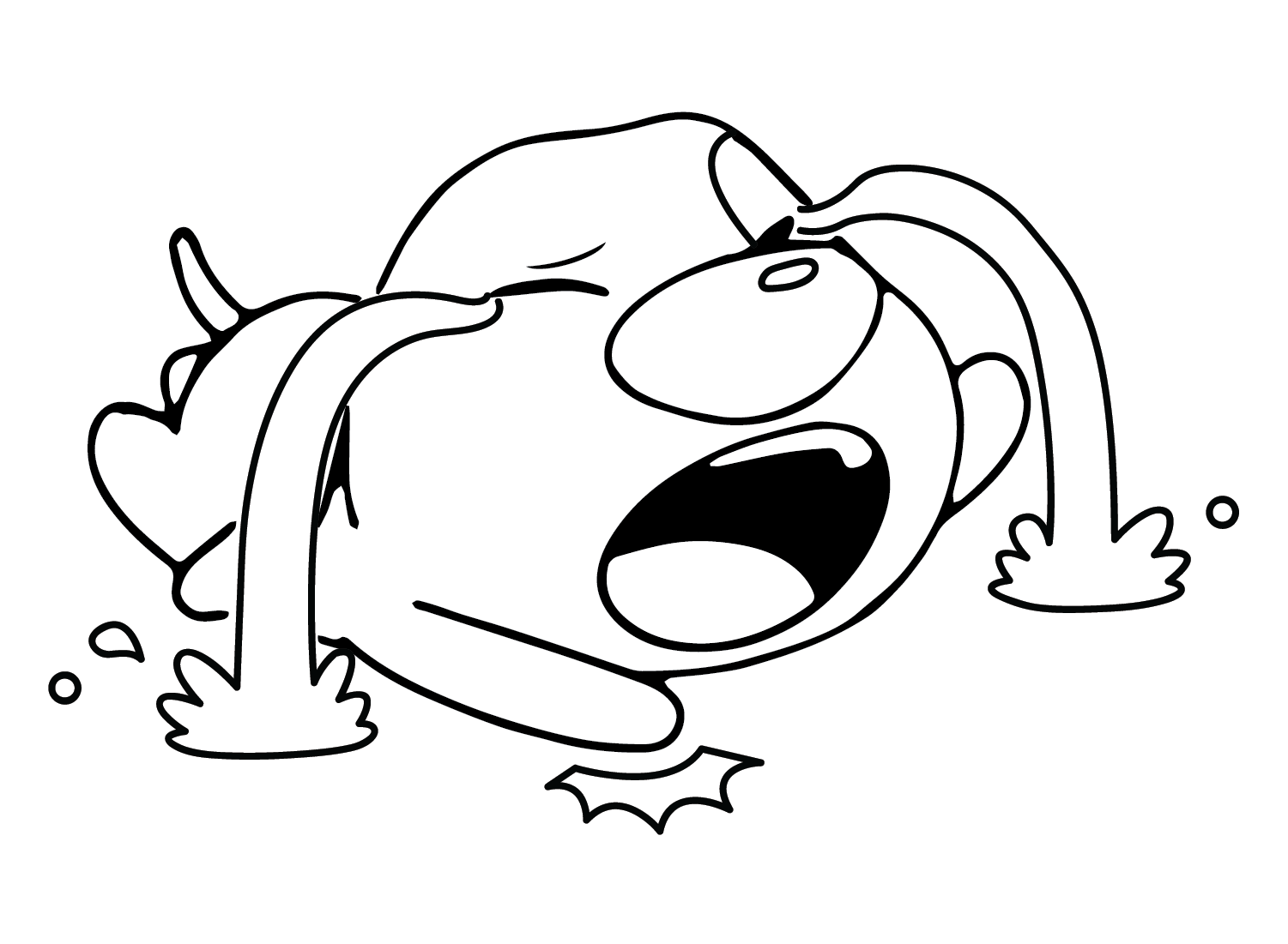 Cry Talking Hank Coloring Page