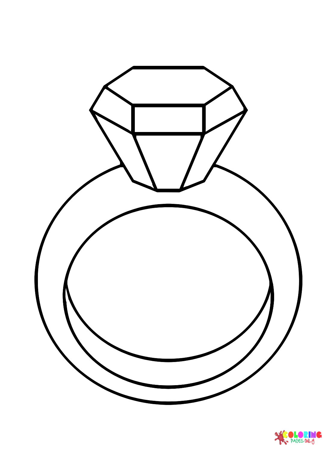 36 Wedding Ring Coloring Pages Free Printable PDF