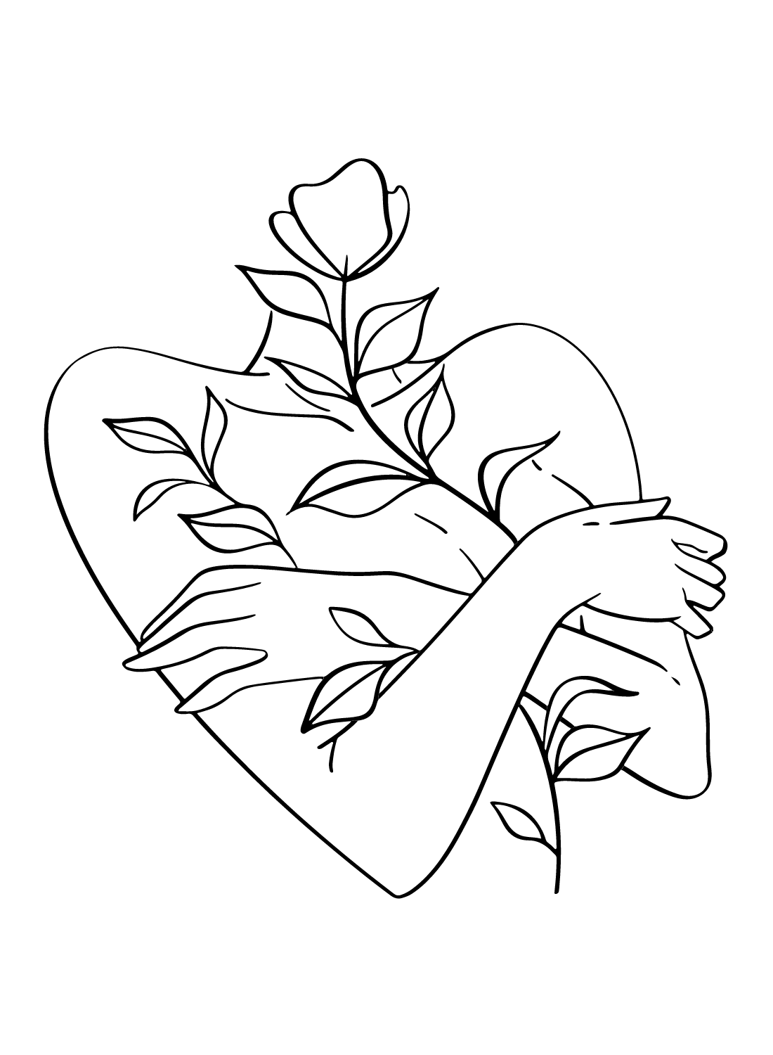 Drawing Mental Health Coloring Page