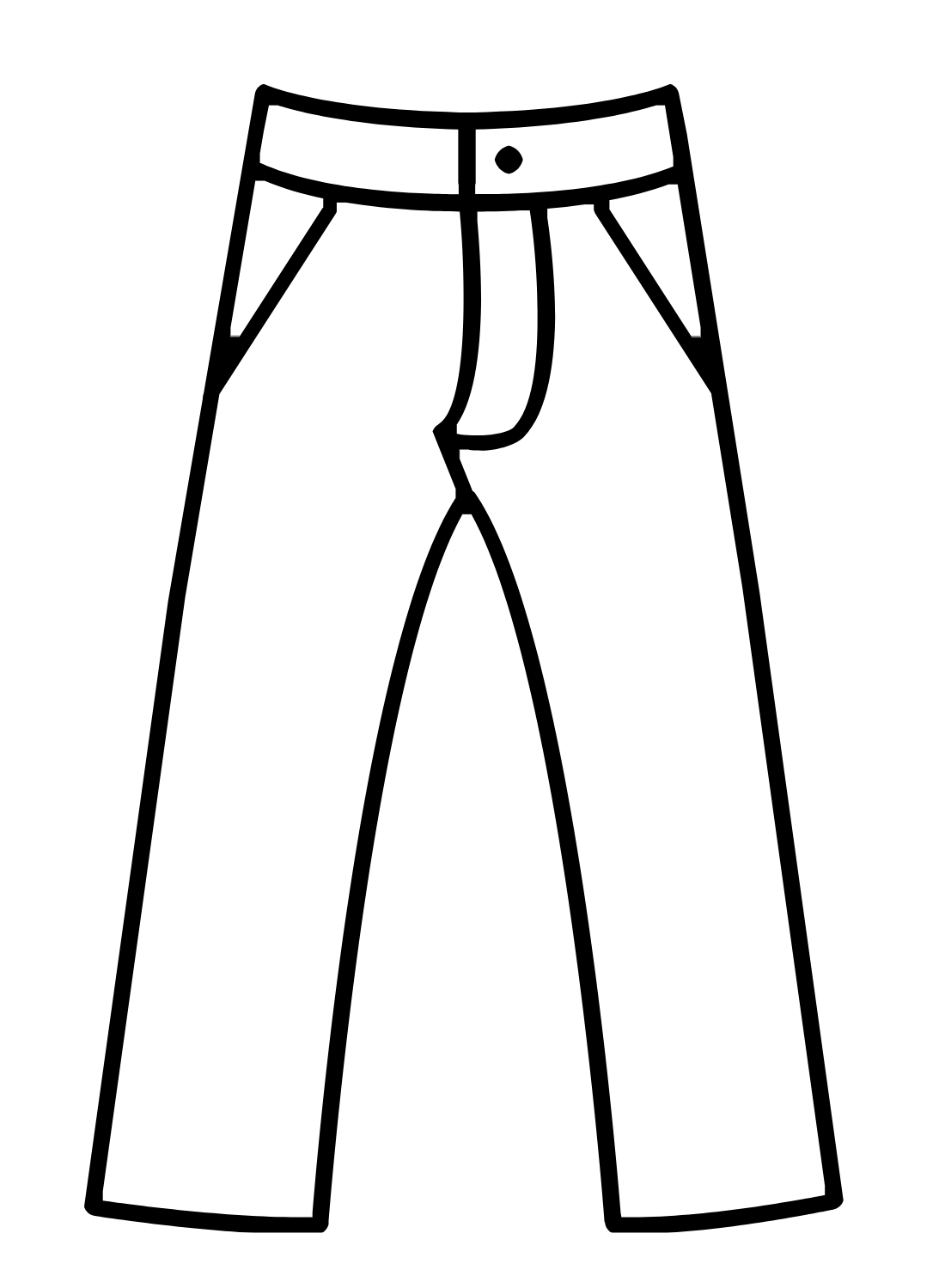 Drawing Pants Coloring Page - Free Printable Coloring Pages
