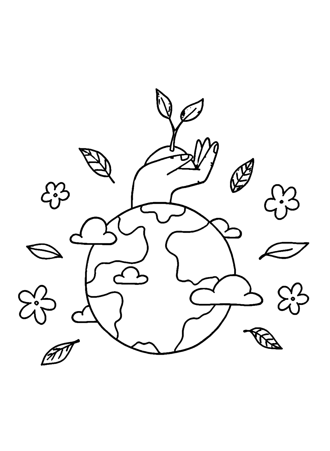 Eco Friendly for Kids Coloring Page