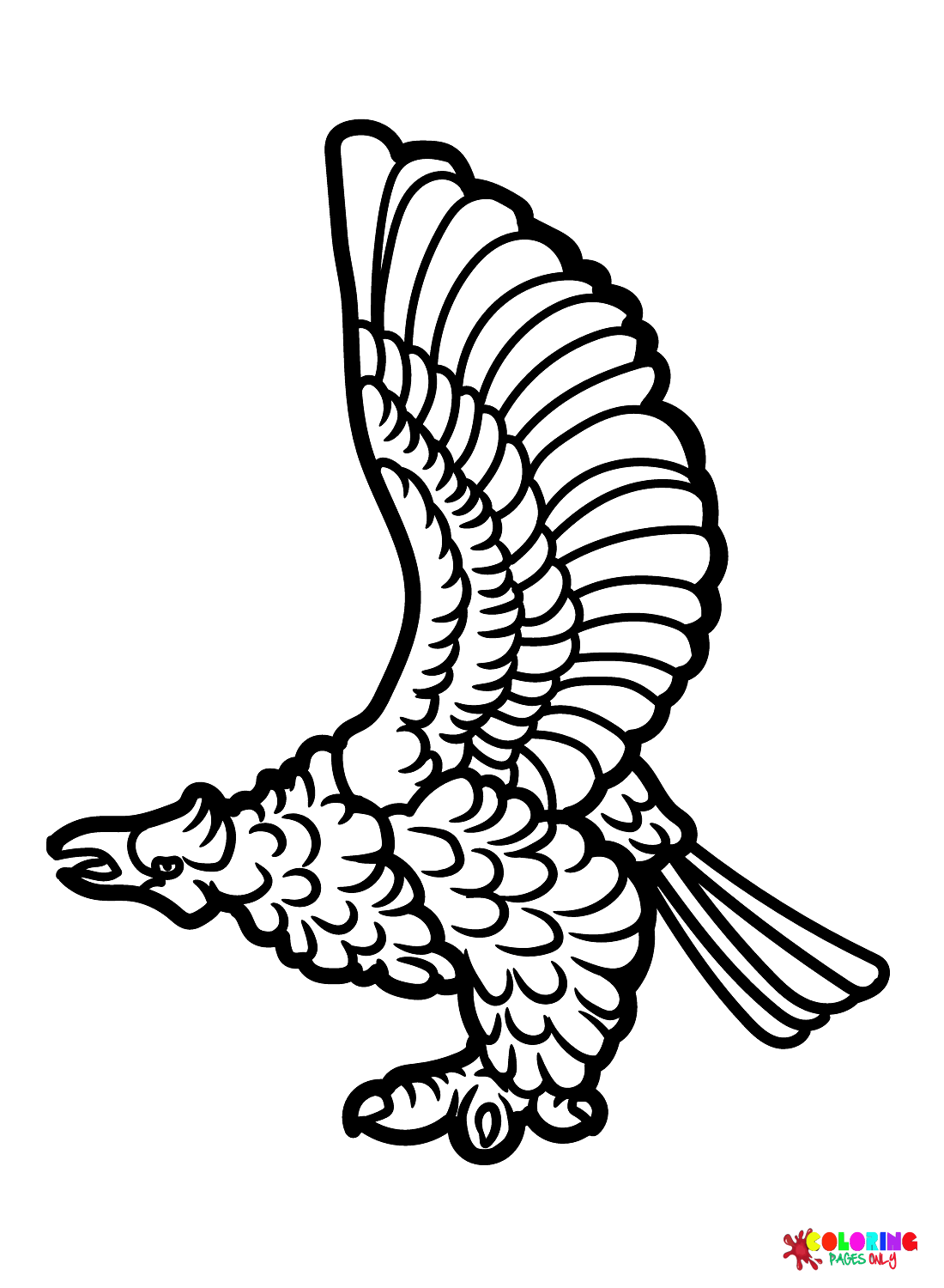 Falcon Printable Coloring Page