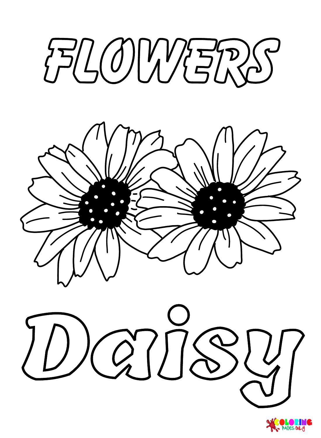 Girl Scout Daisy Flower Friends Coloring Pages