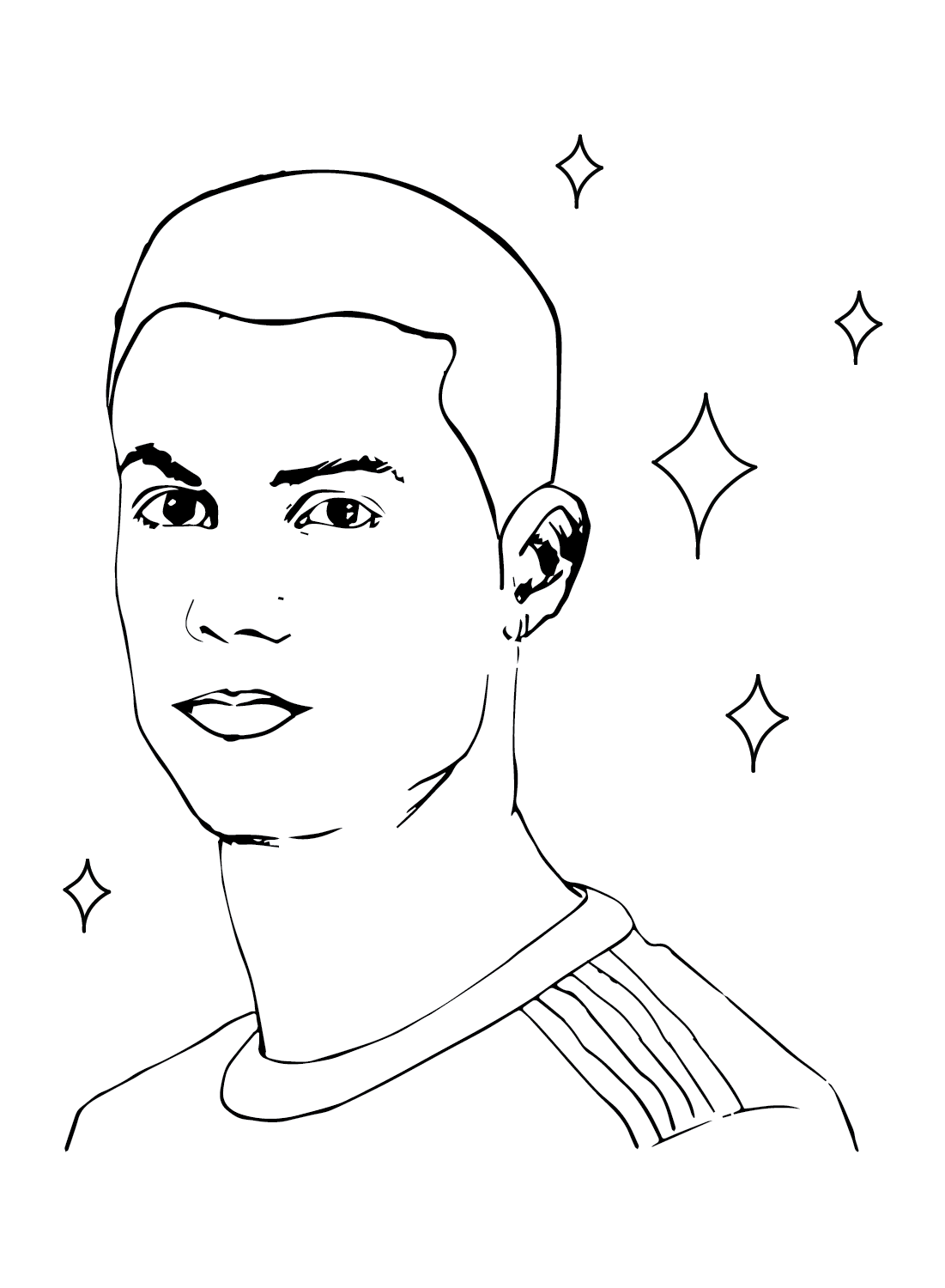 La stella del calcio Cristiano Ronaldo da Cristiano Ronaldo