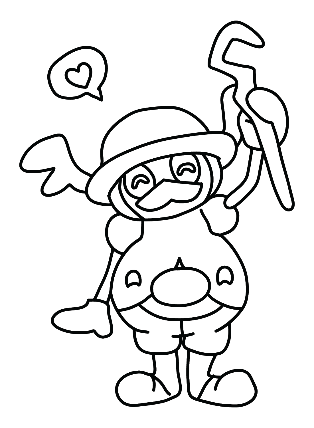 Free Mr Rime Coloring Page