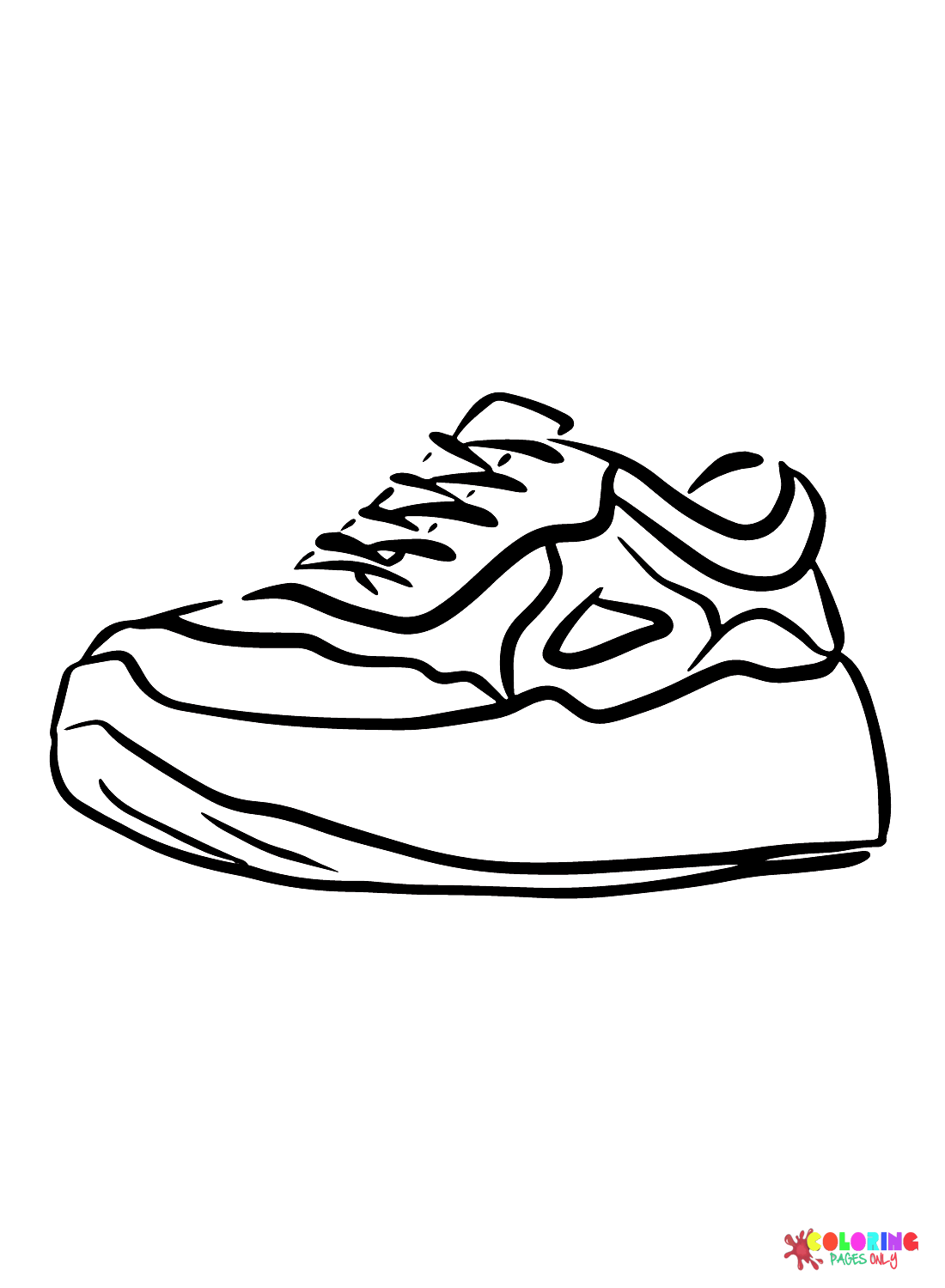 Tênis para impressão grátis da Sneaker