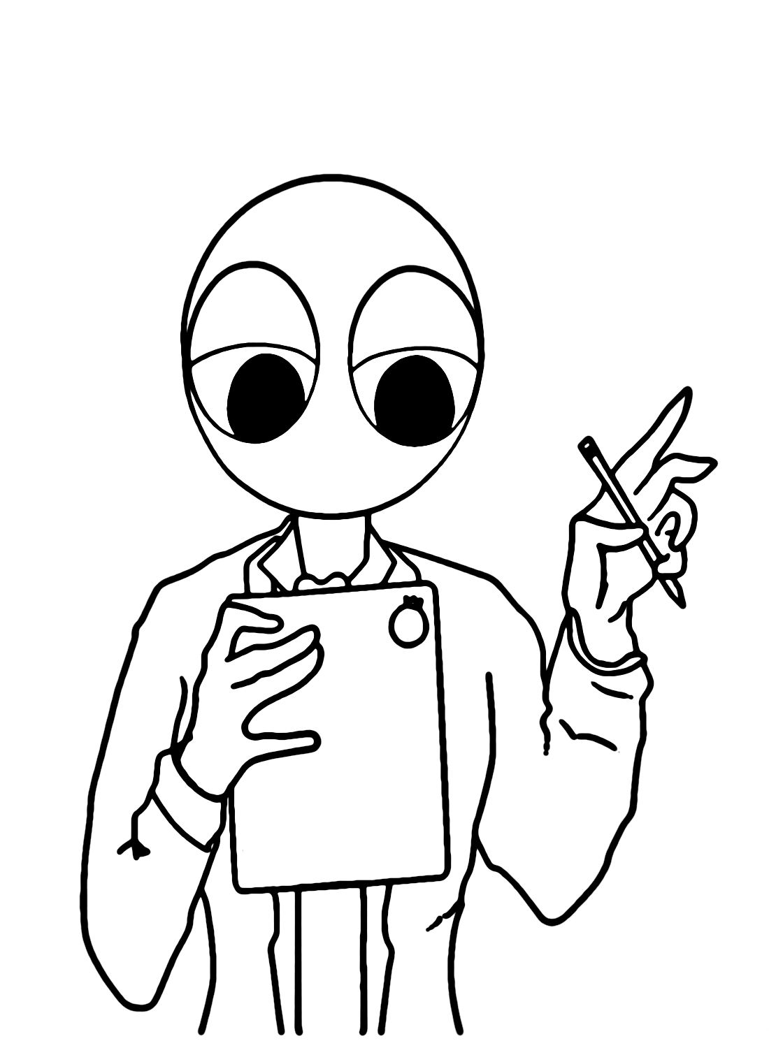 Rainbow Friends Coloring Pages Red Free Printable Templates