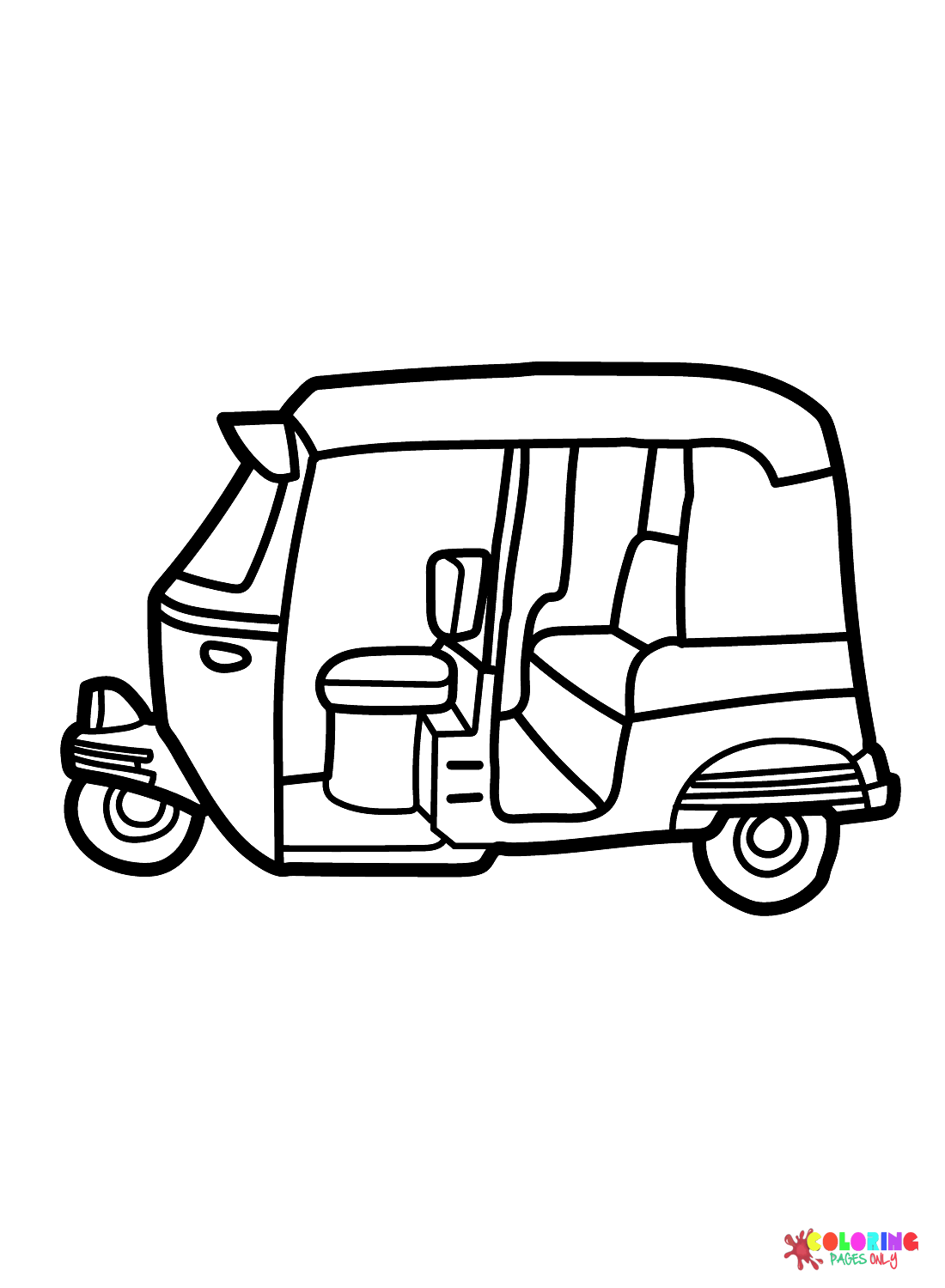 Tricycle Coloring Pages Free Printable PDF Online Coloring Tricycle Coloring Pages Free Printable PDF Online Coloring