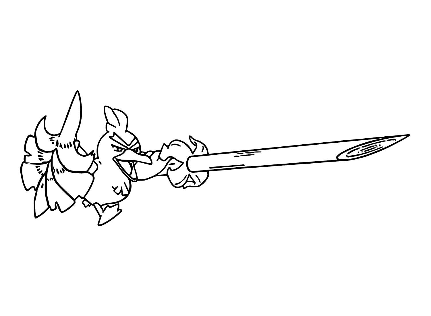 Free Sirfetch’d Coloring Page