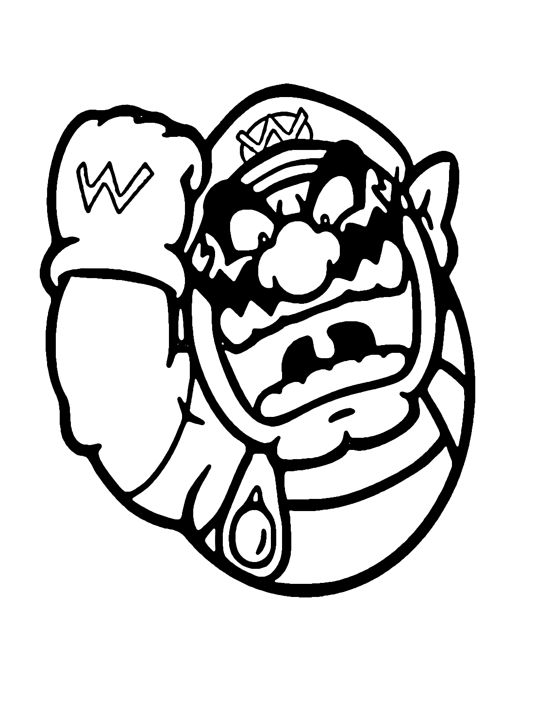 Funny Wario Super Mario from Wario