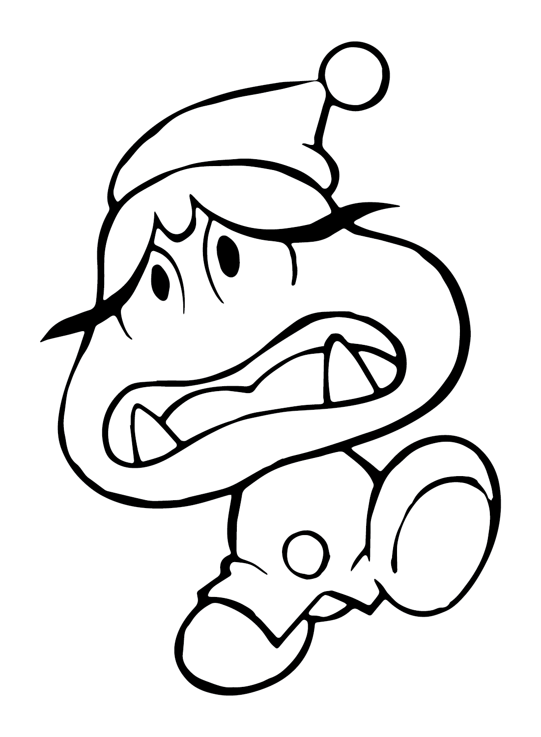 Goomba Adorable Coloring Pages