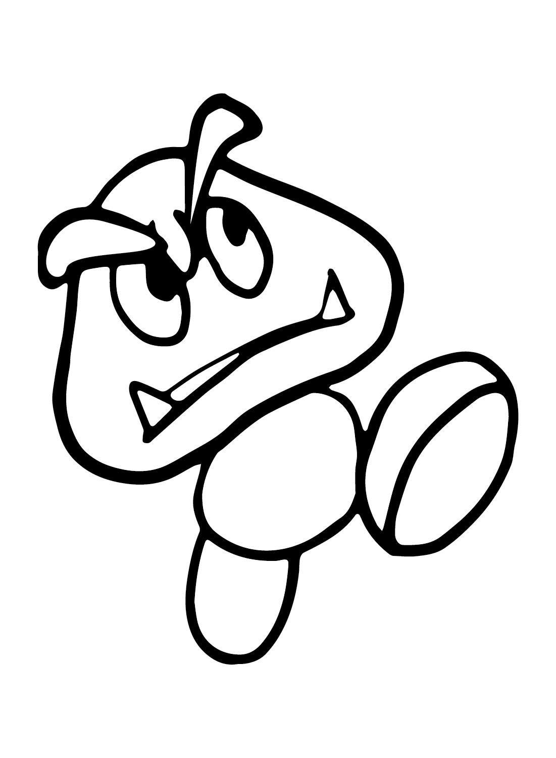 Goombas Coloring Page