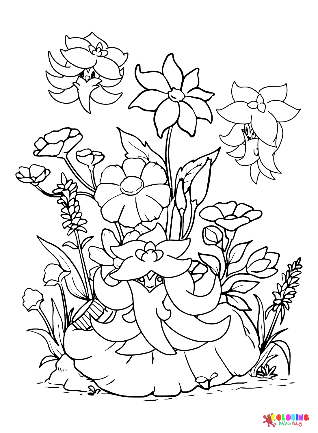 Gossifleur to Color Coloring Page