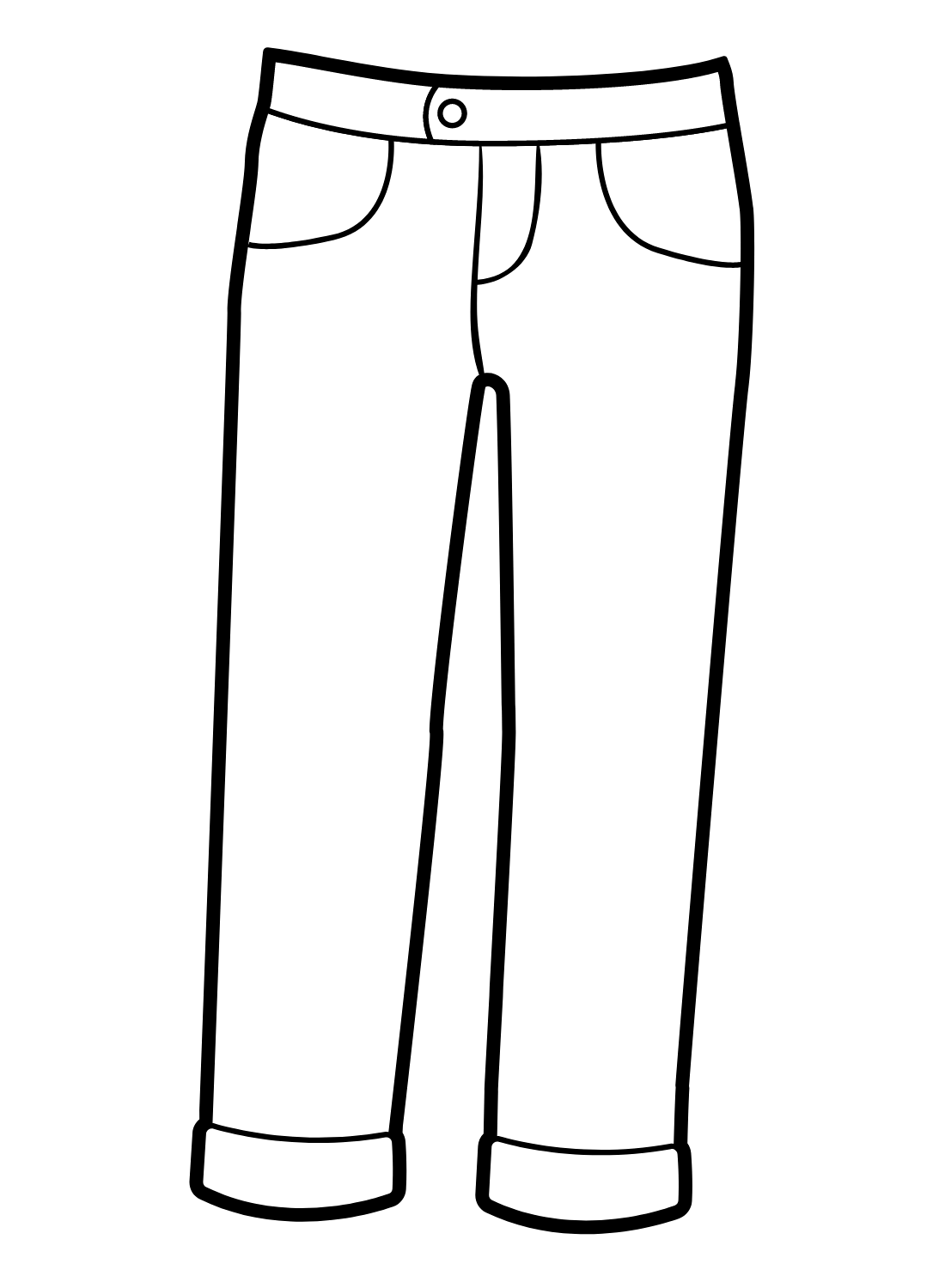 Green Pants Coloring Page
