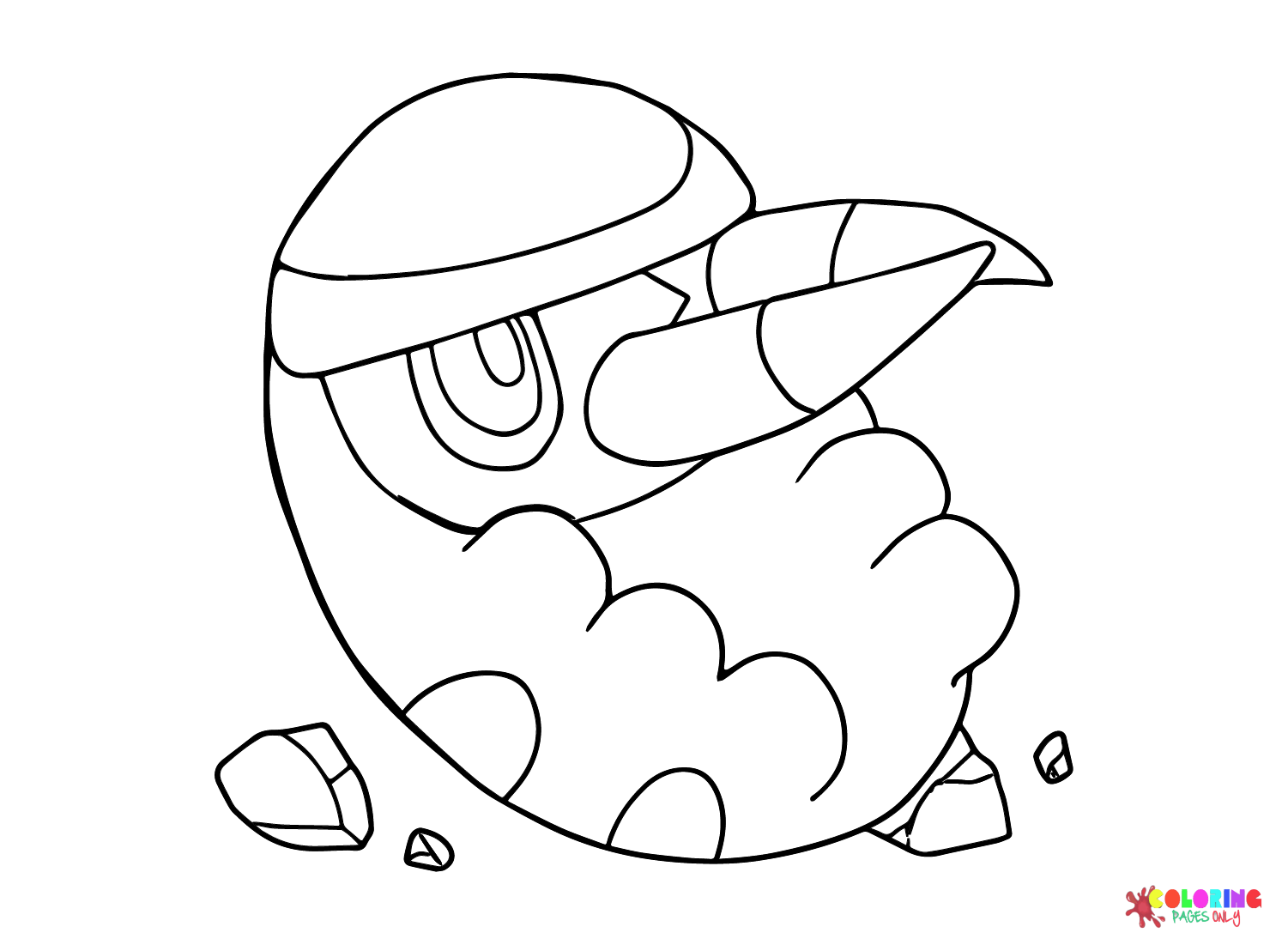 grubbin coloring page in pdf pokemon