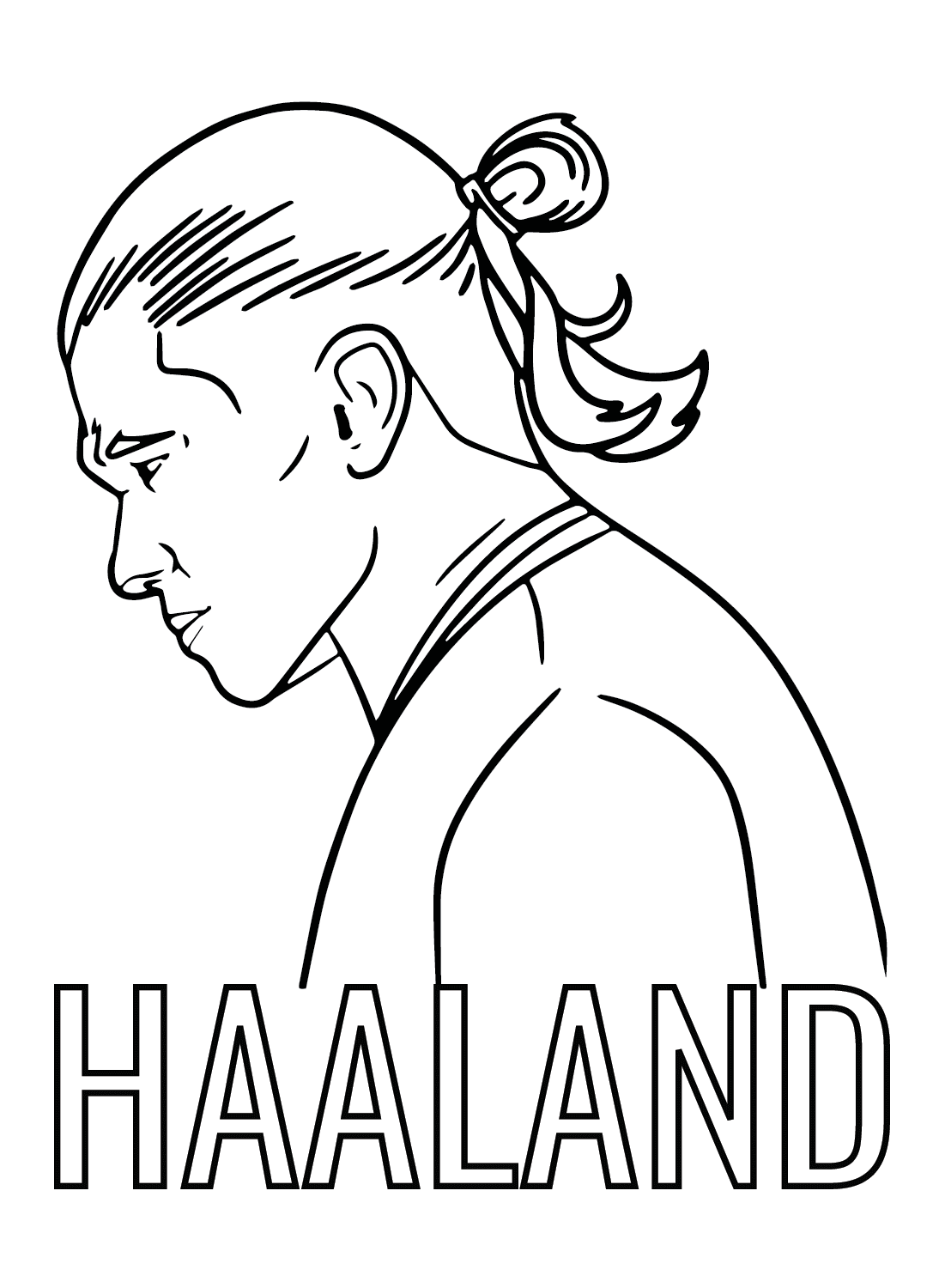 Free Printable Erling Haaland Coloring Page Sketch Coloring Page Free Printable Erling Haaland Coloring Page Sketch Coloring Page
