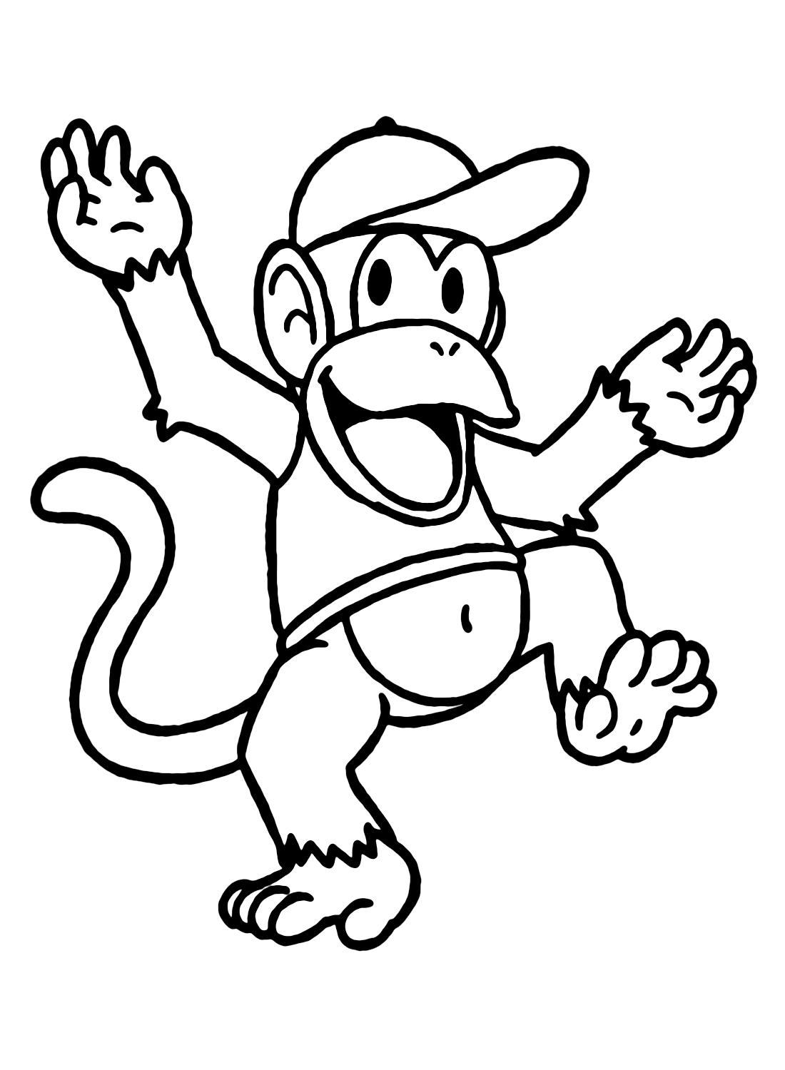 Happy Diddy Kong from Diddy Kong