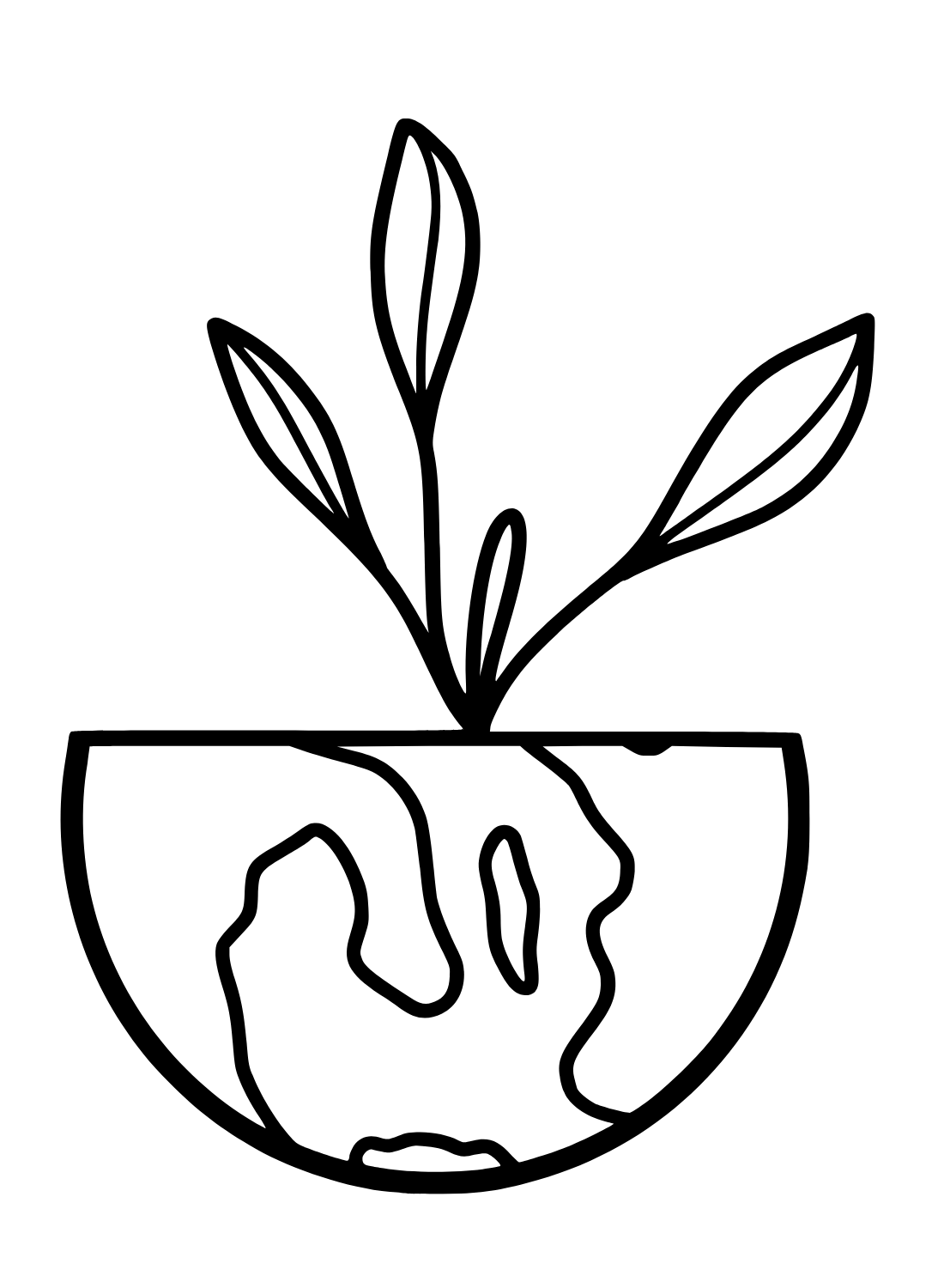 Happy Environment Day Coloring Page