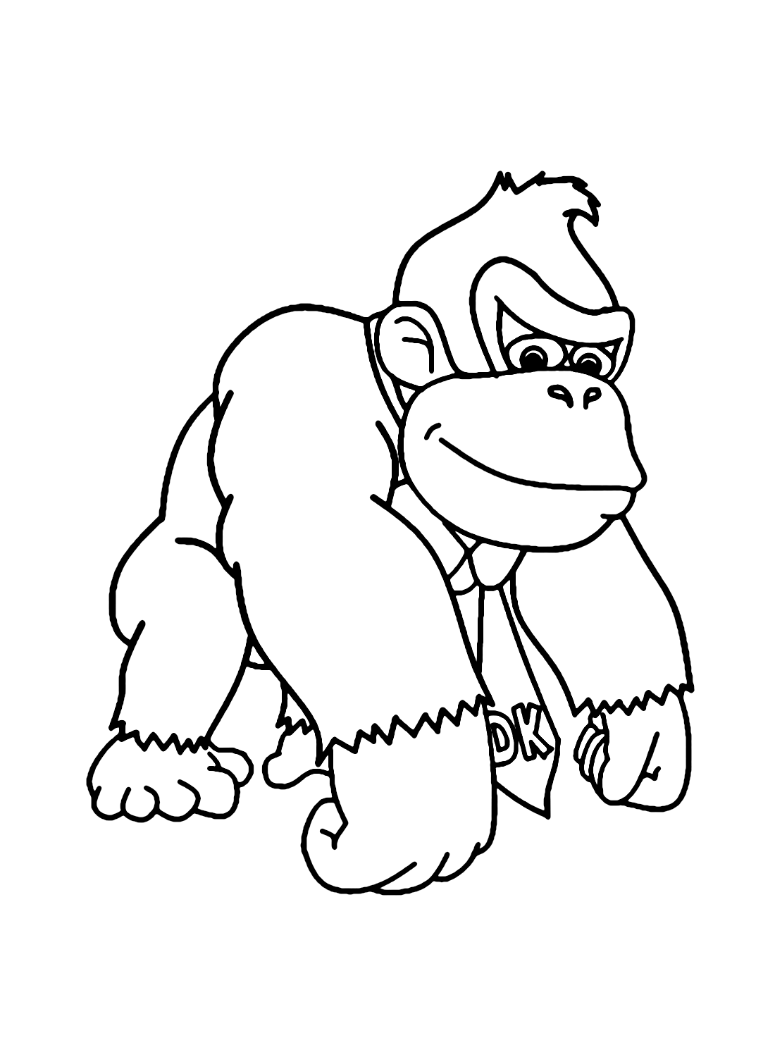 Images Donkey Kong Coloring Pages