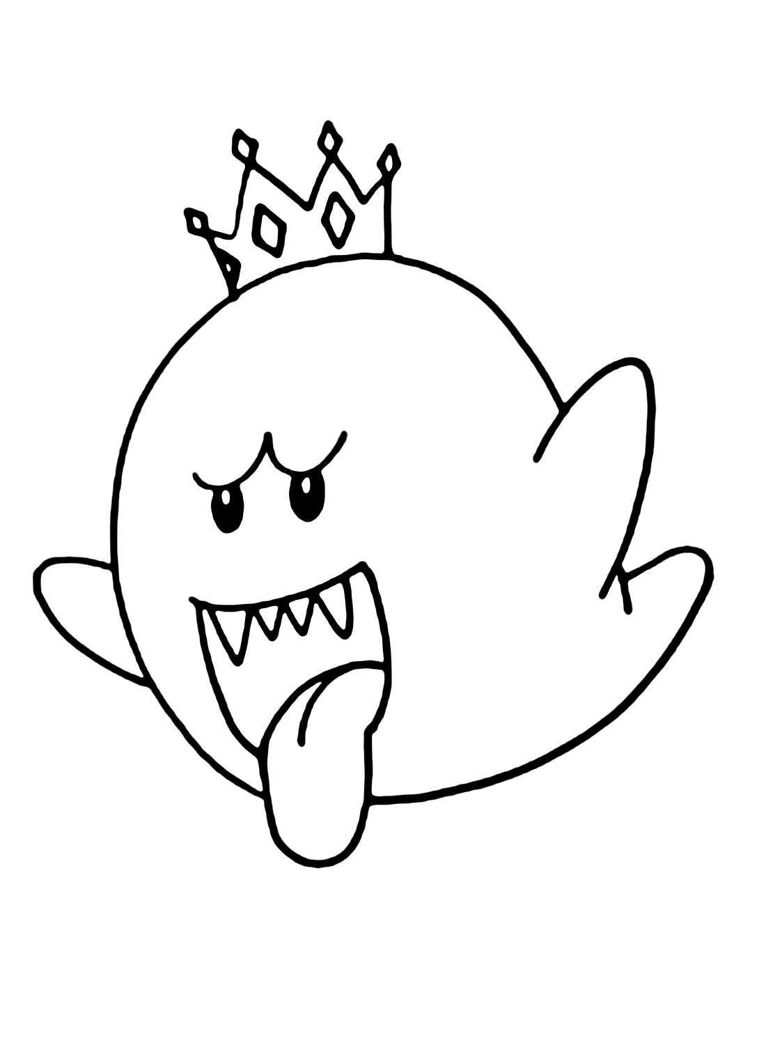 Images King Boo Coloring Page