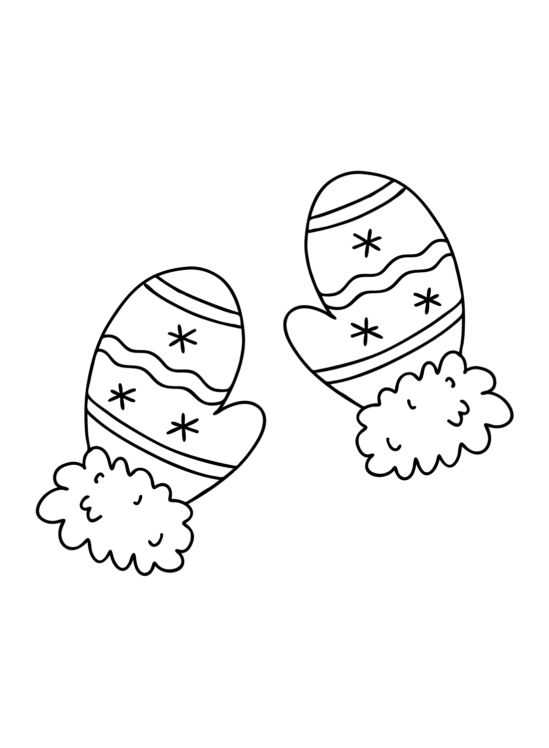 Images Mittens Coloring Page