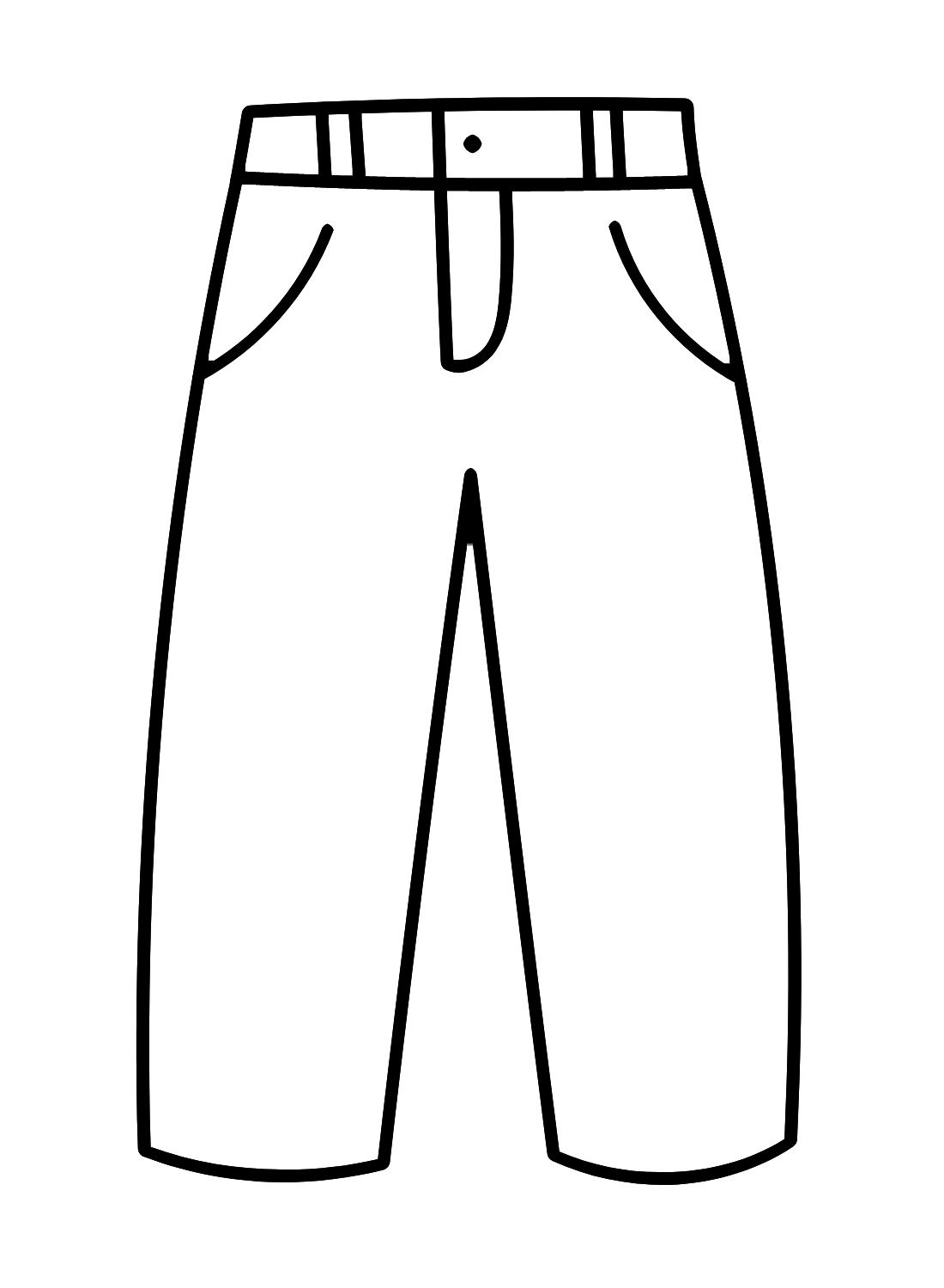 Pants coloring page | Free Printable Coloring Pages