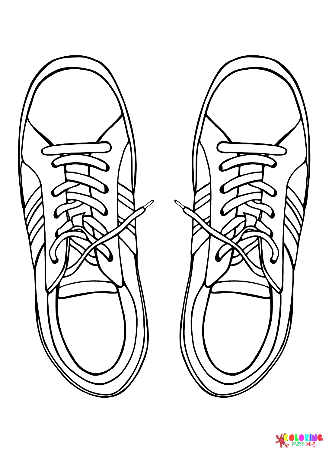 Images Sneaker Coloring Page - Free Printable Coloring Pages