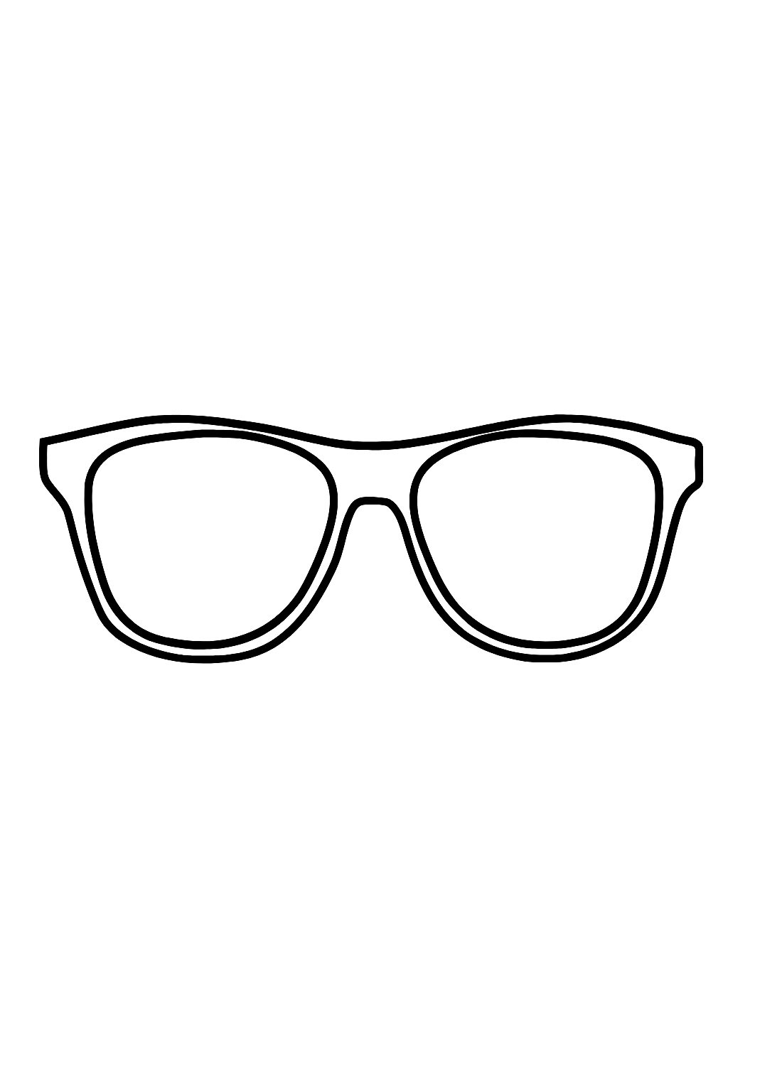 Images Sunglasses Coloring Page
