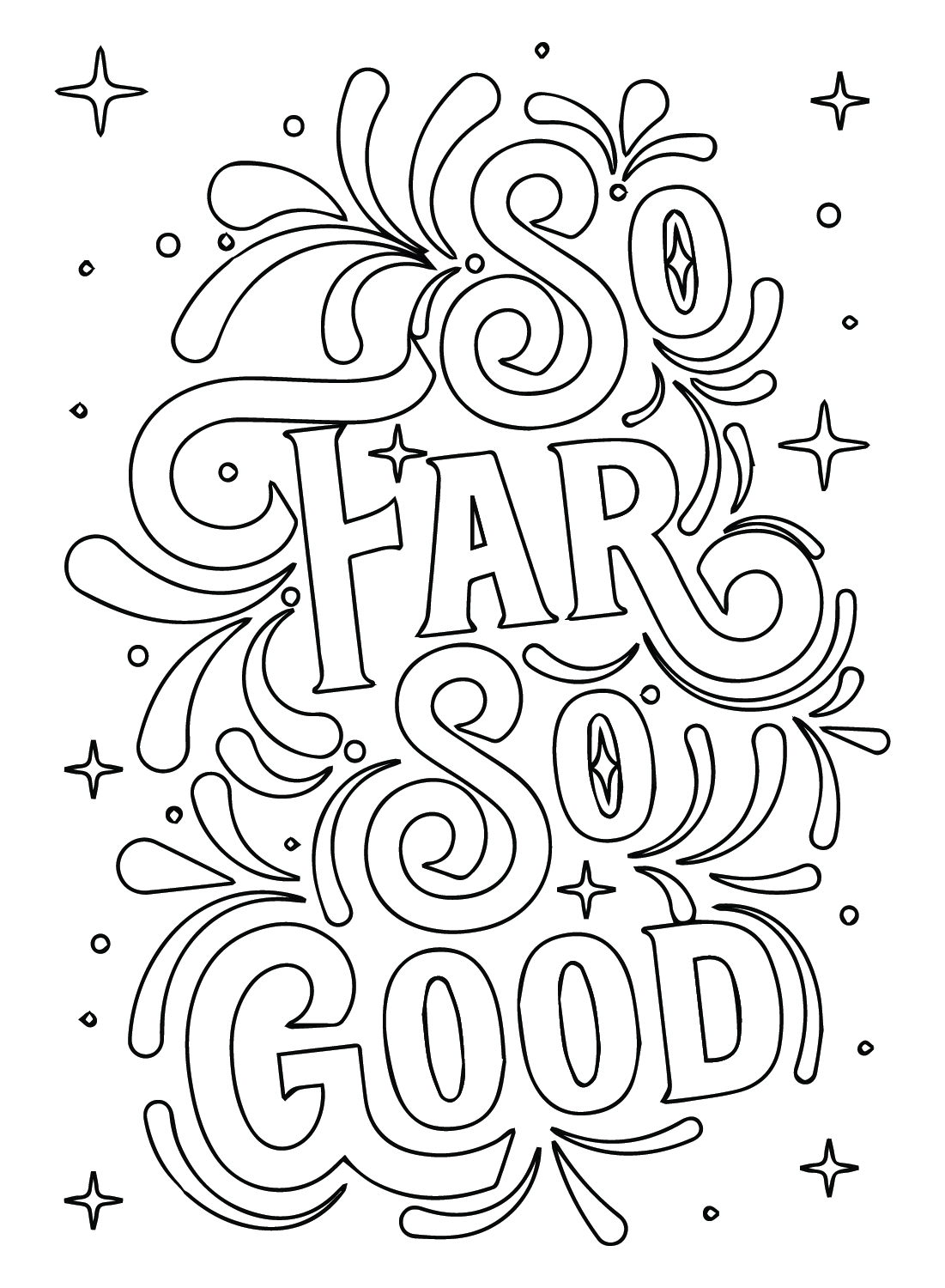 Inspiration Quotes Coloring Page