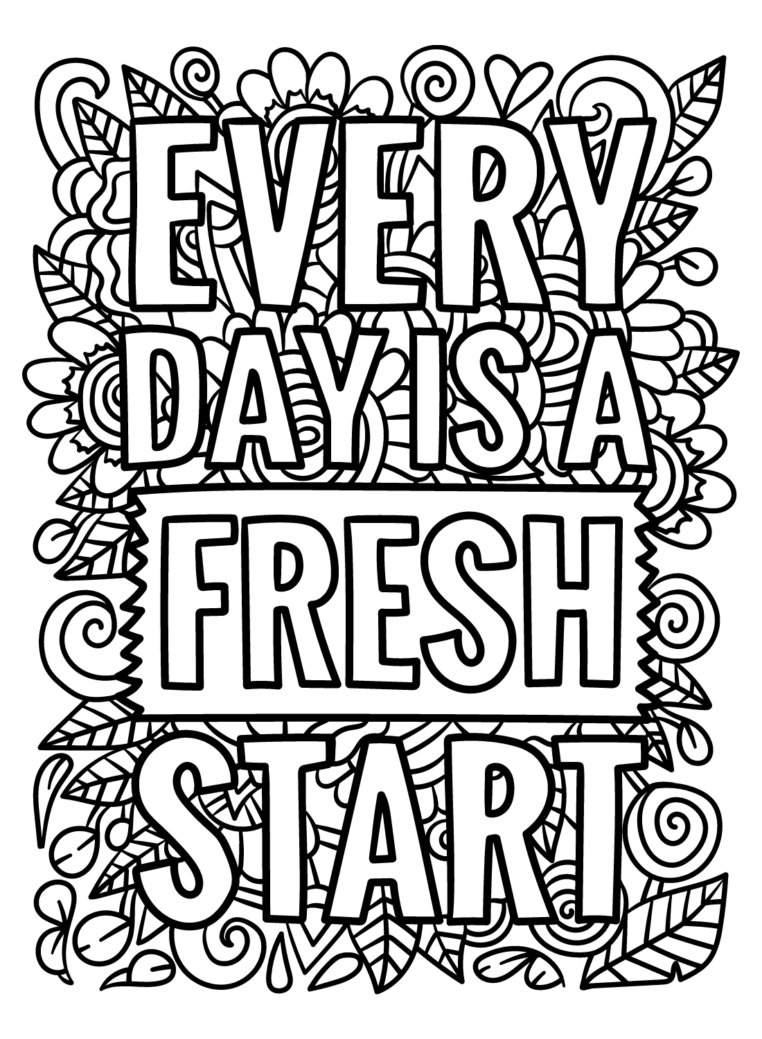 Inspirational Free Coloring Page