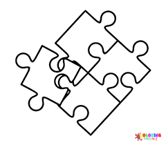 Jigsaw Puzzle Coloring Pages