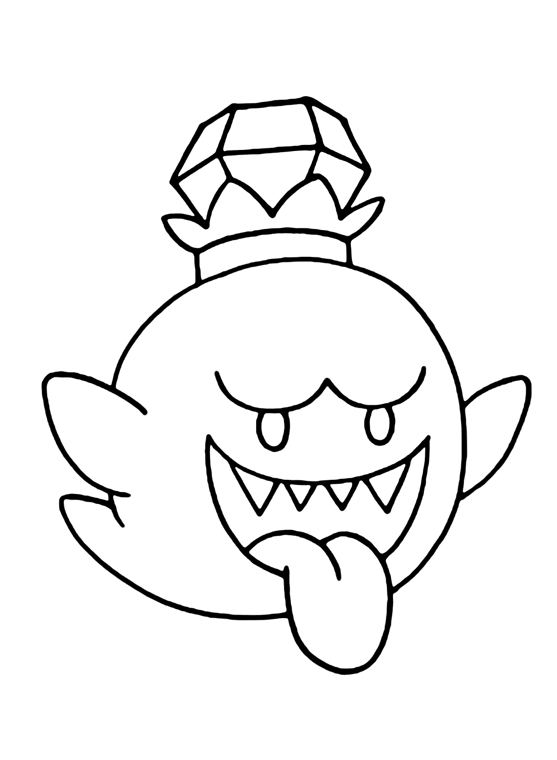 King Boo color Sheets Coloring Page