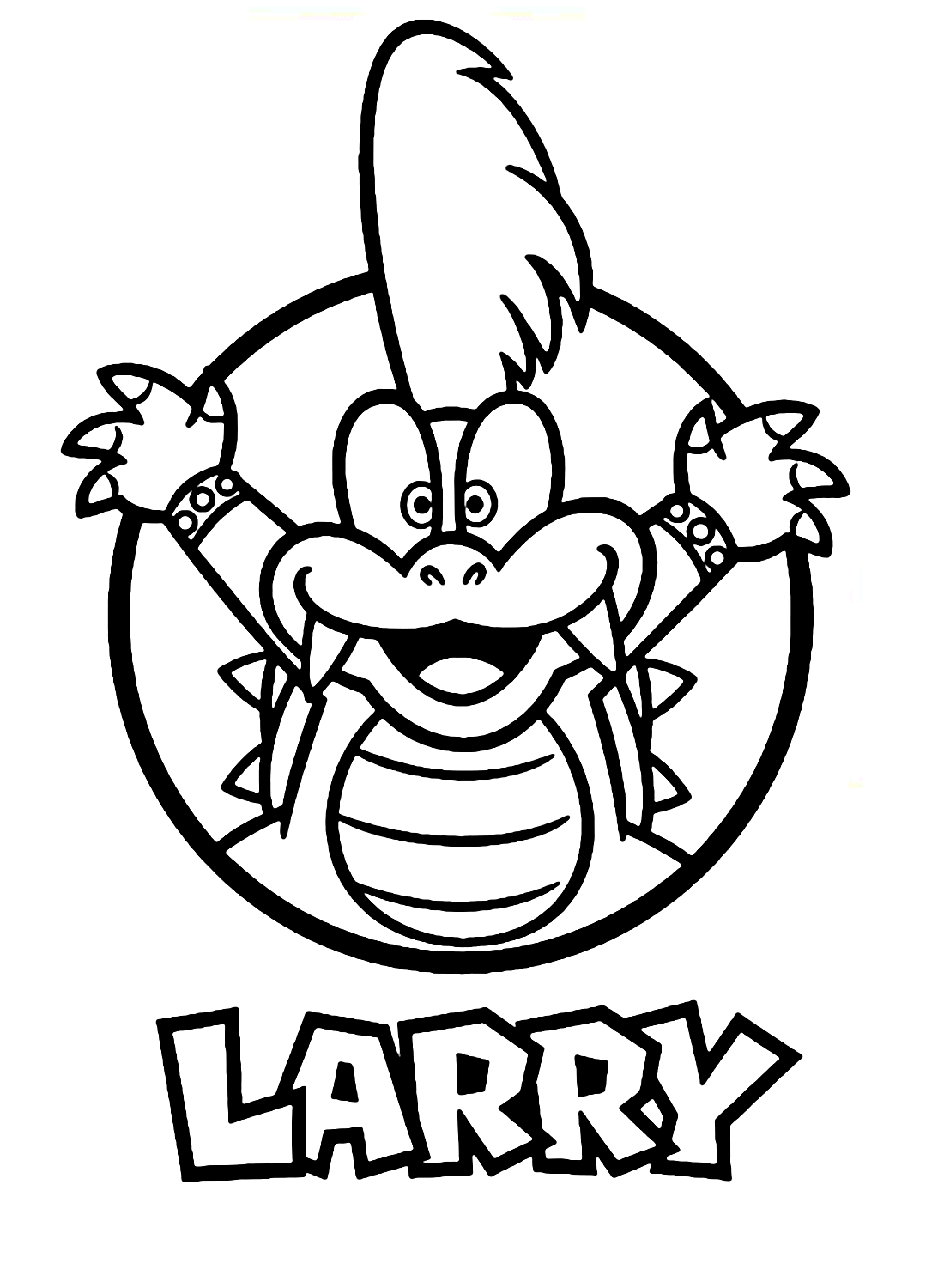 Larry Koopa Super Mario de Koopalings
