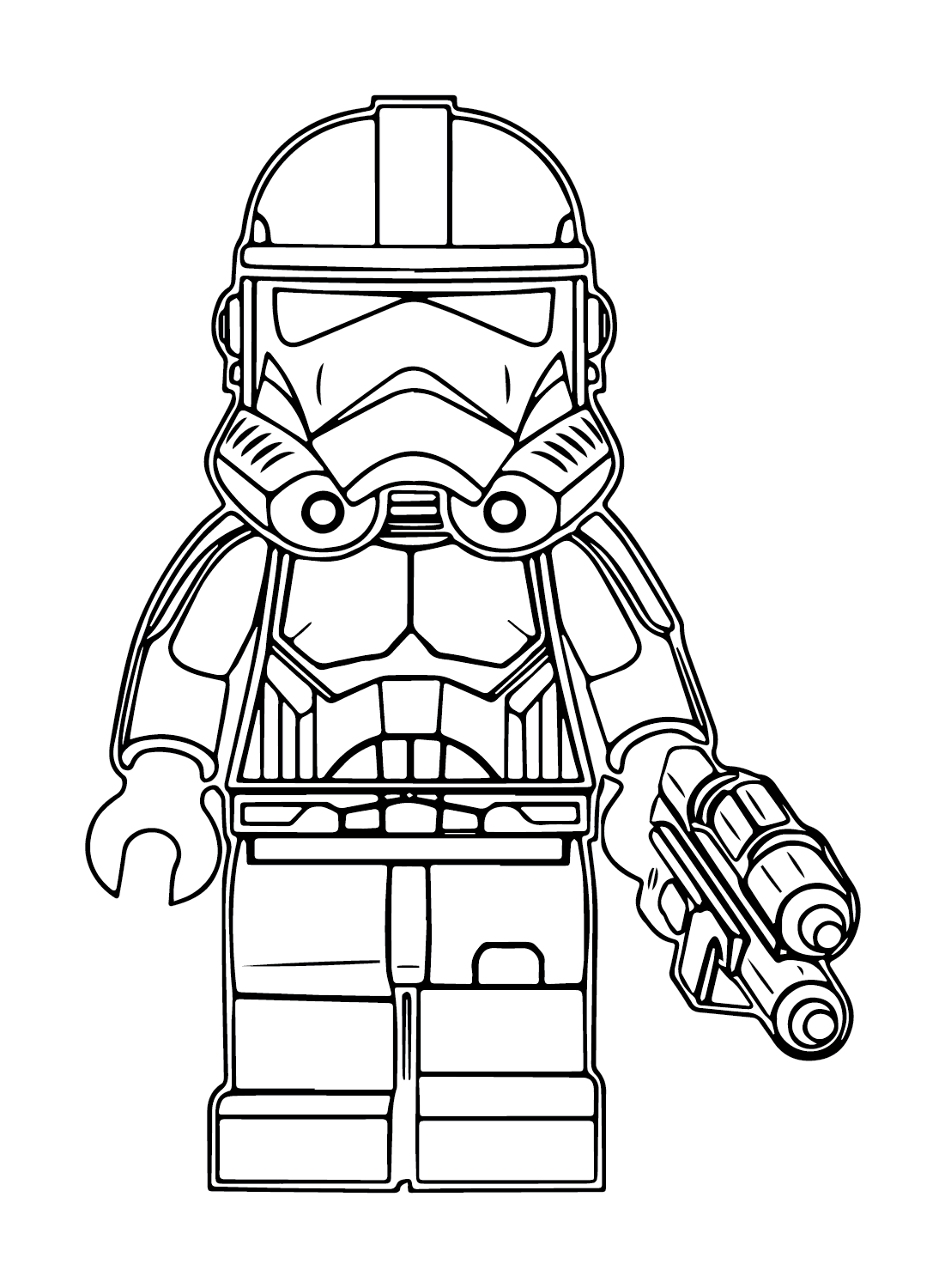 Lego Shock Trooper 2 Coloring Page