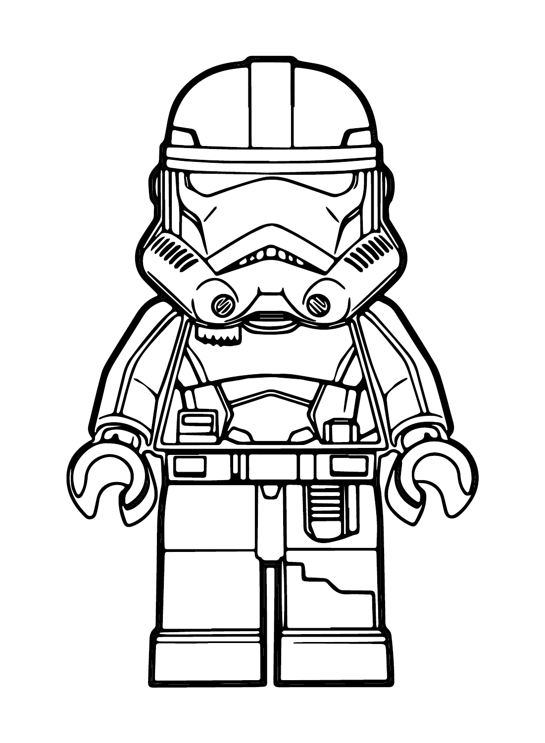 Desenhos para colorir de Lego Shock Trooper - Desenhos para colorir  gratuitos para impressão