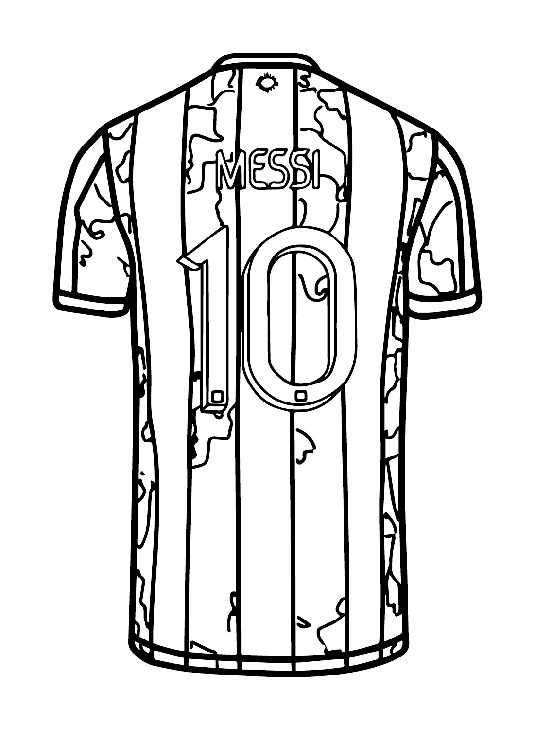 desenhos-do-neymar-para-pintar-camisa-10 - Desenho Básico