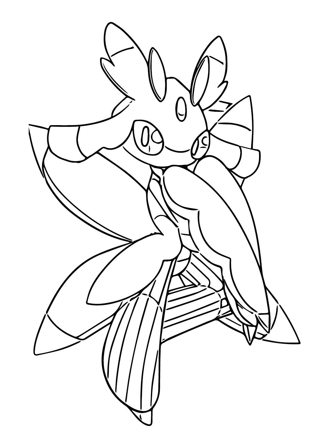 Lurantis for Kids Coloring Page