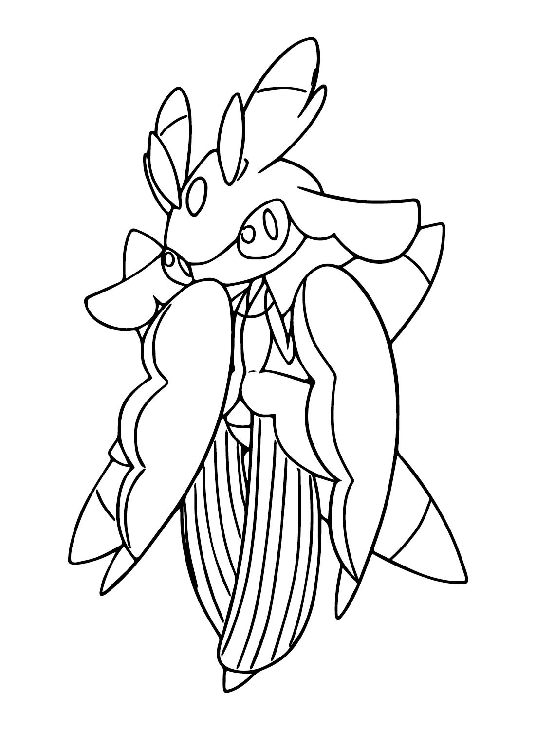 Lurantis to Color Coloring Page