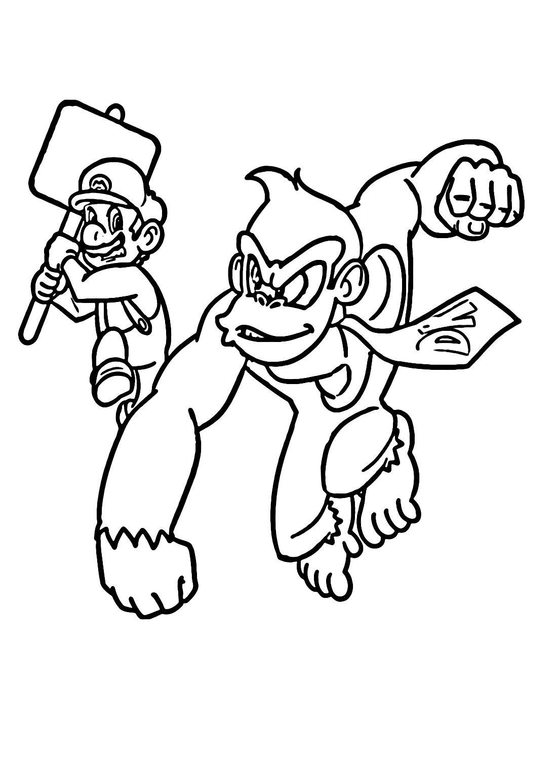 Mario versus Donkey Kong uit Donkey Kong