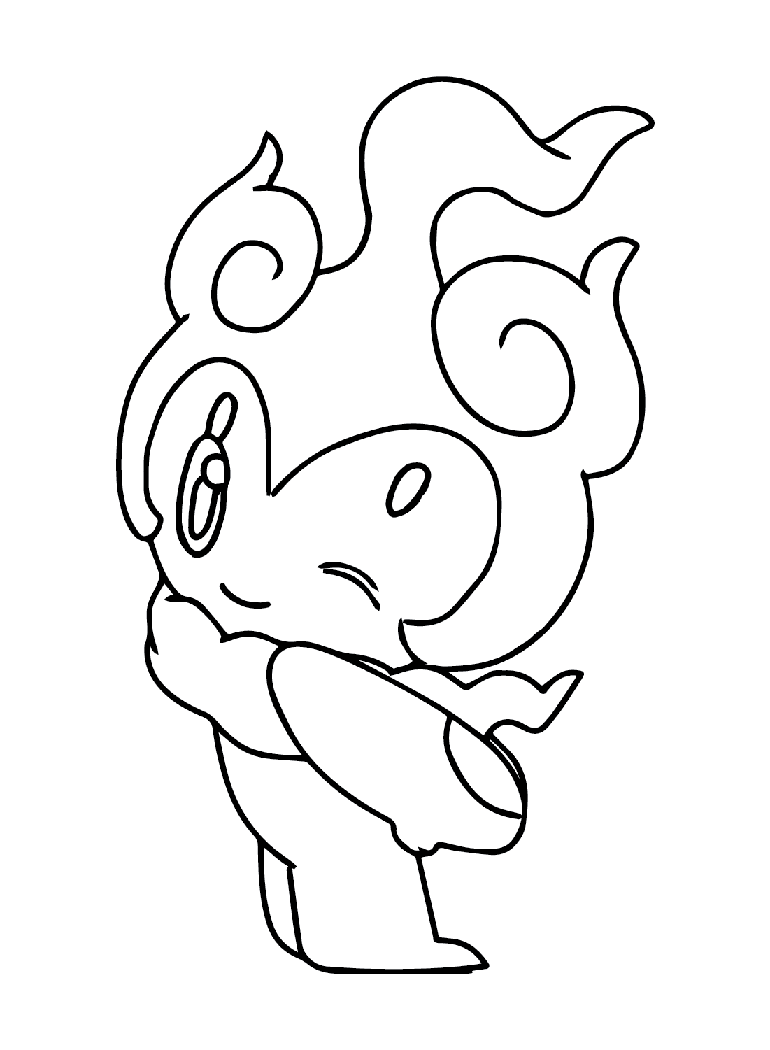 Marshadow Drawing Coloring Page