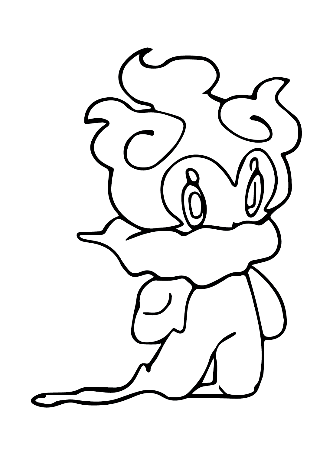 Marshadow from the Pokemon Coloring Page