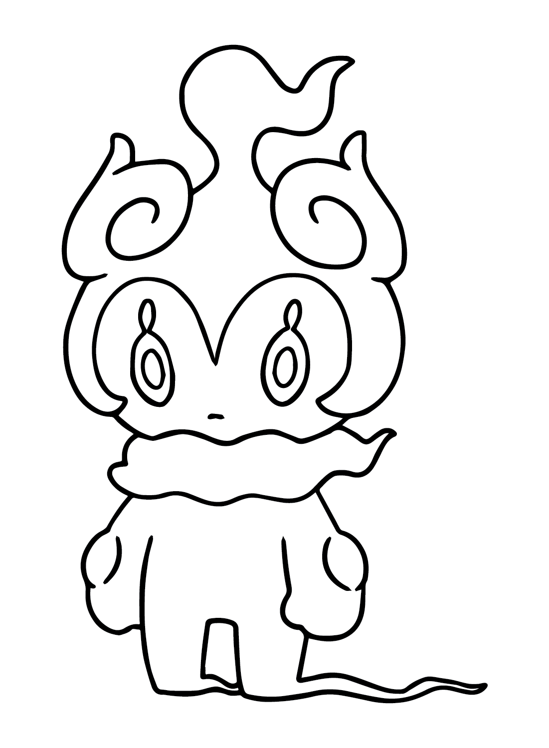 Marshadow to Color Coloring Page