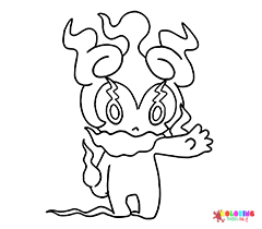 Marshadow Coloring Pages